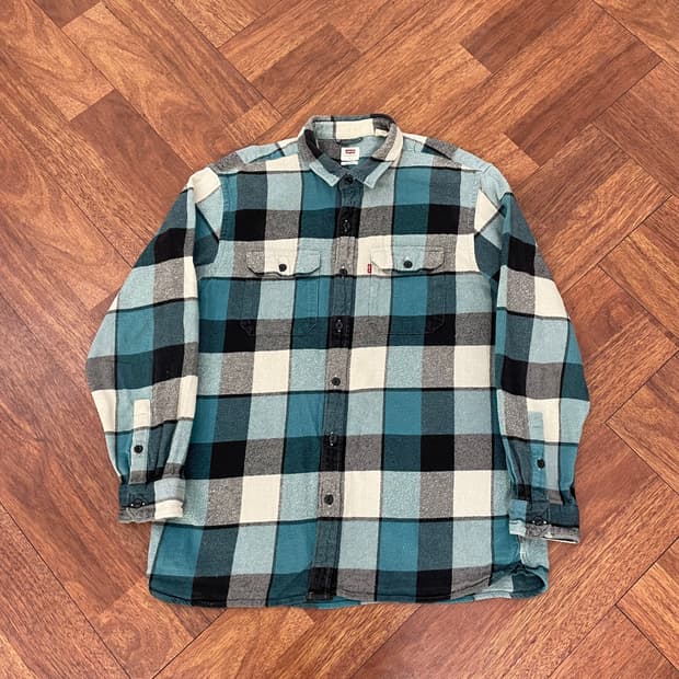 리바이스 체크 플란넬 셔츠