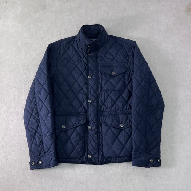 100 폴로랄프로렌 신형라벨 퀄팅 자켓