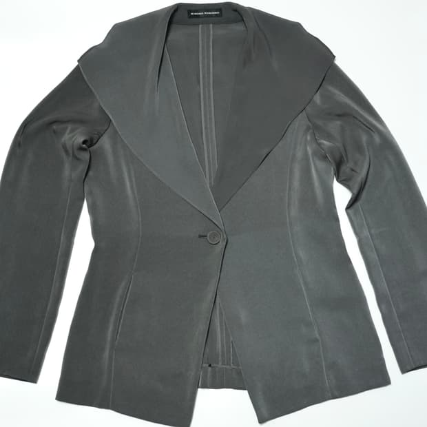 HIROKO KOSHINO Wide Lapel Design Jacket