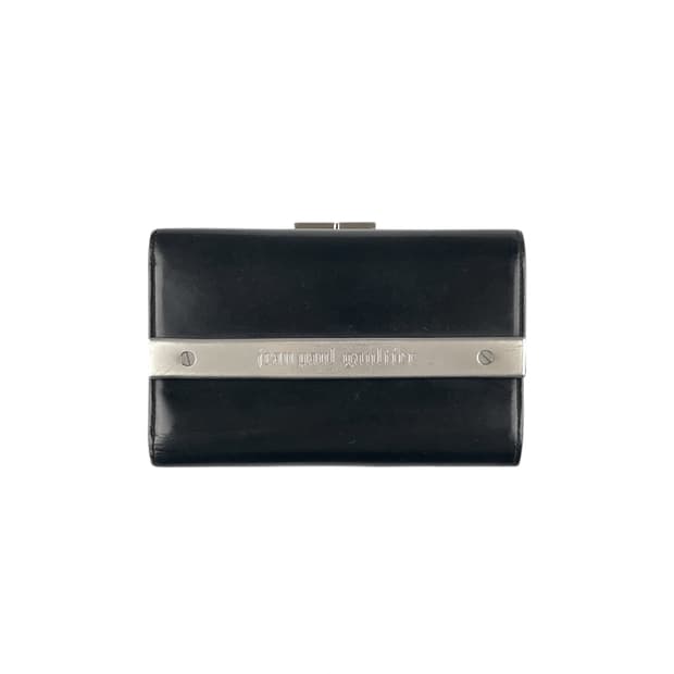 metal plate clasp wallet
