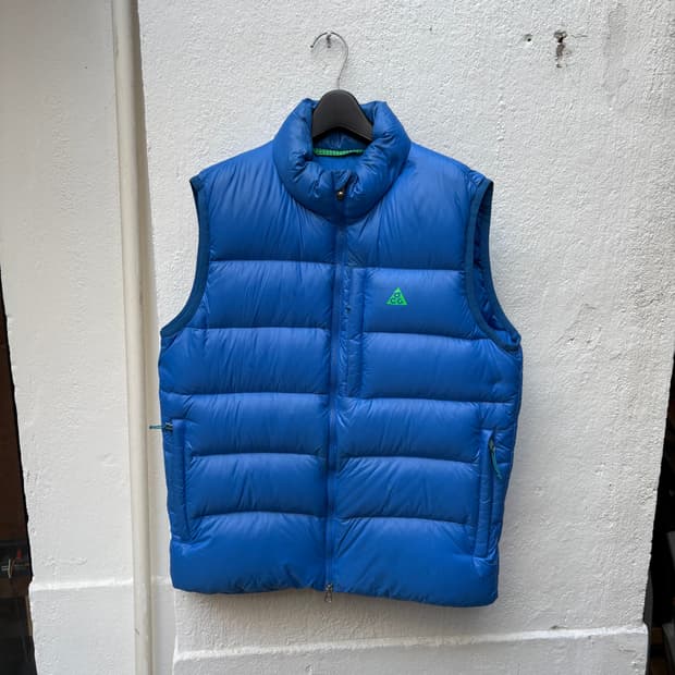 나이키 에이씨지 Nike Acg 블루 구스 다운 베스트