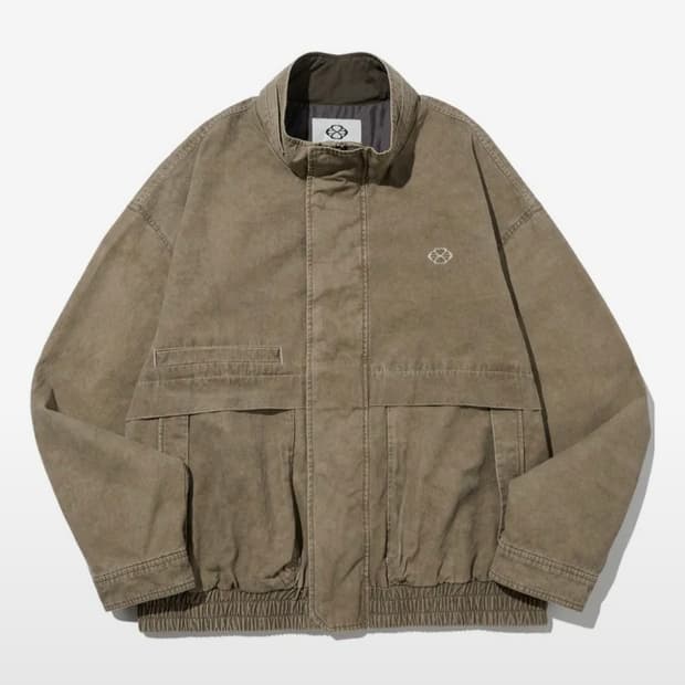 논타입 자켓: VTG HIGH BLOUSON (WASHED BEIGE)