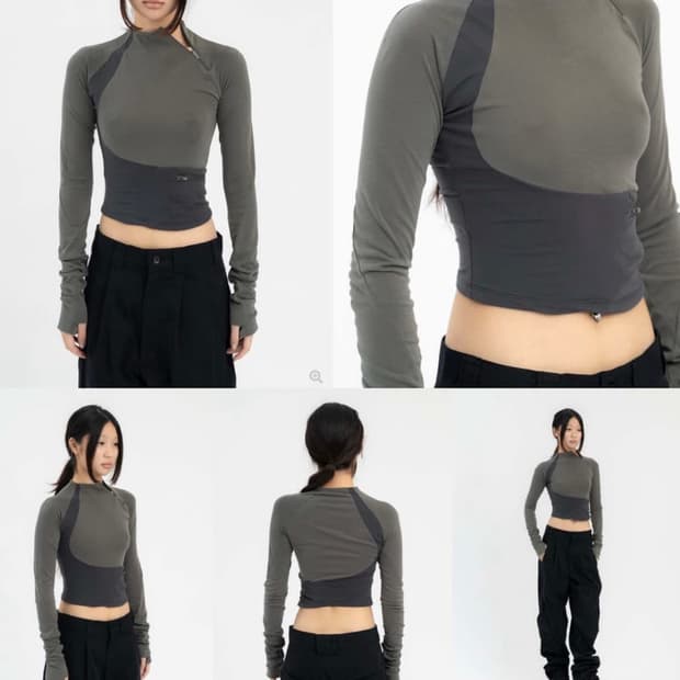 구합니다) 혜인서 롱 슬리브 카키 1사이즈