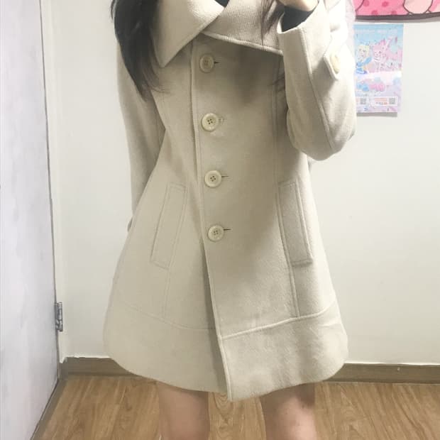 빈티지 라떼 코트 히메갸루 로걀 오네갸루 히메카지 코이세이오깔 달천깔