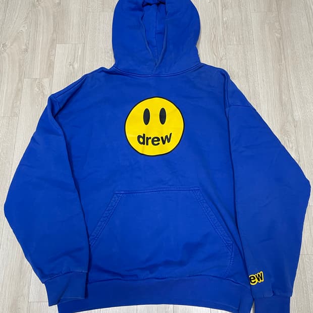 드류하우스 마스코트 후드티 블루 M
