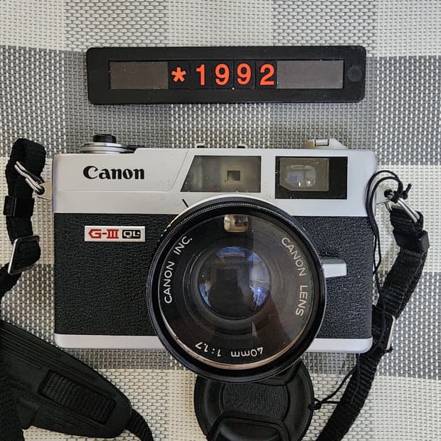캐논 G3 캐논넷 QL 17 필름카메라