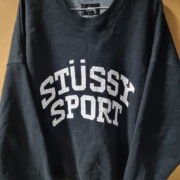 스투시 스포츠 기모 맨투맨 