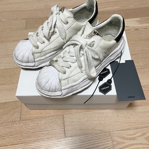 미하라 야스히로 블레이키 레더 화이트 (43)