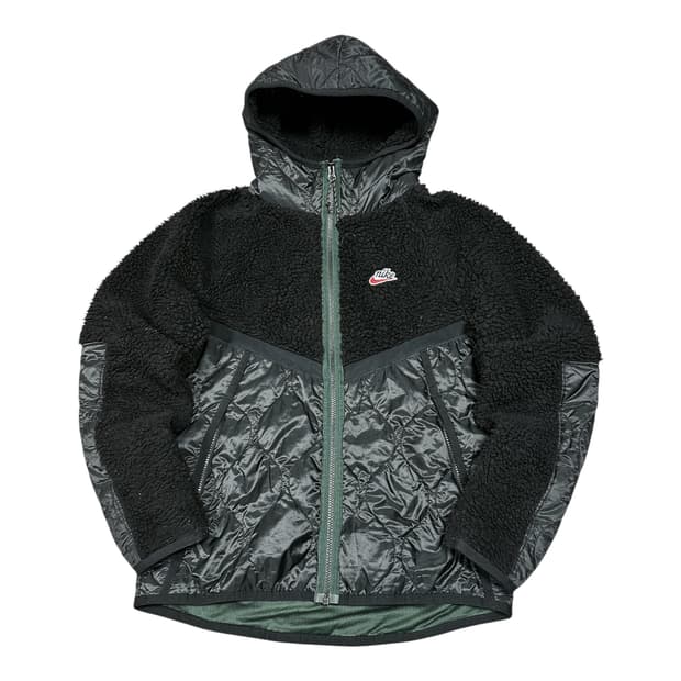 ✨ (바배) 나이키 헤리티지 쉐르파 퀄팅 후드 집업 