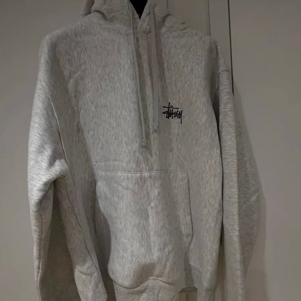 스투시 후드 애쉬헤더