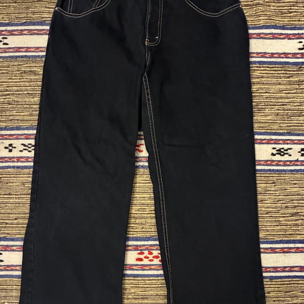 (30~31)00s Levis 리바이스 실버탭 루즈핏 흑청 데님 청바지