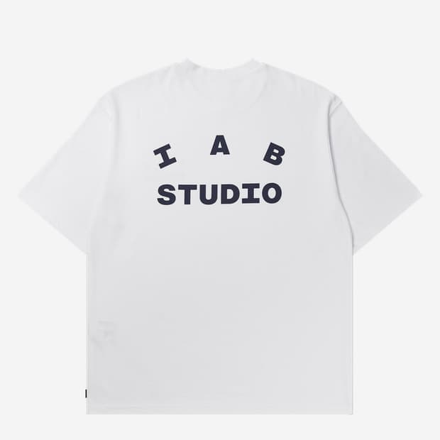 IAB Studio 티셔츠 화이트 네이비
