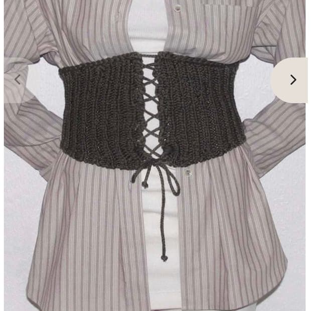 (더스트백0) 팔로마울 탑 니트 카키