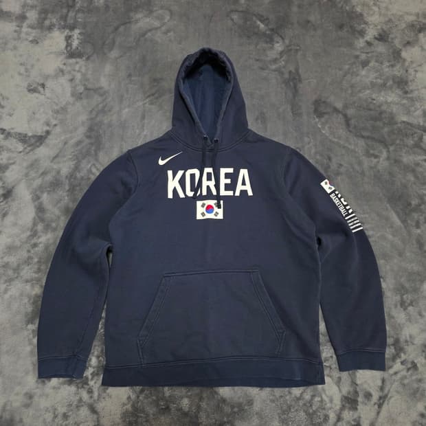 (L)나이키 바스켓볼 국대 후드티
