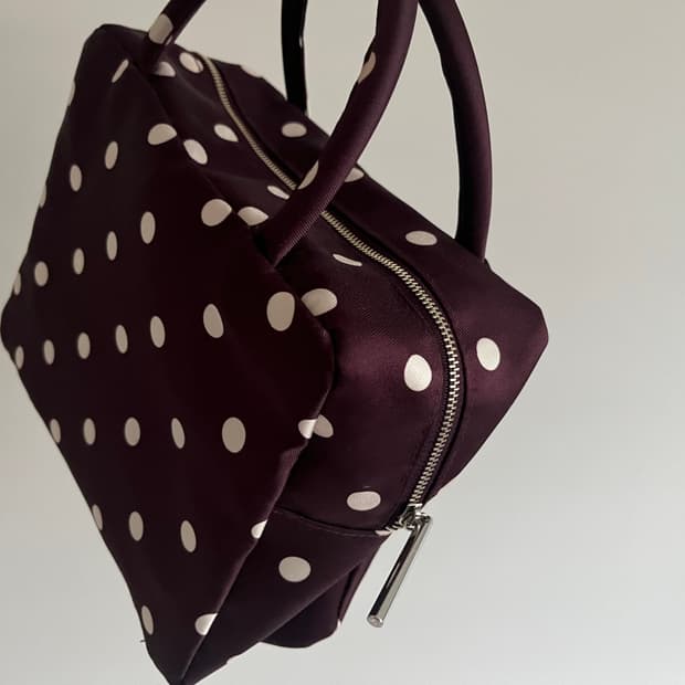 peach basket market dot bag