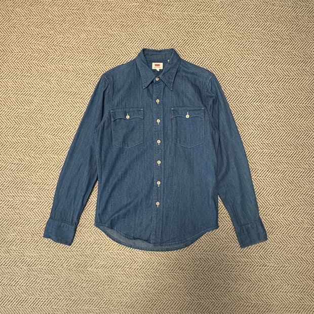 LEVI'S orange tab denim shirt