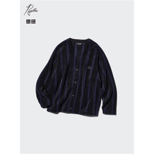 유니클로 x 니들스 플리스 오버사이즈 가디건 