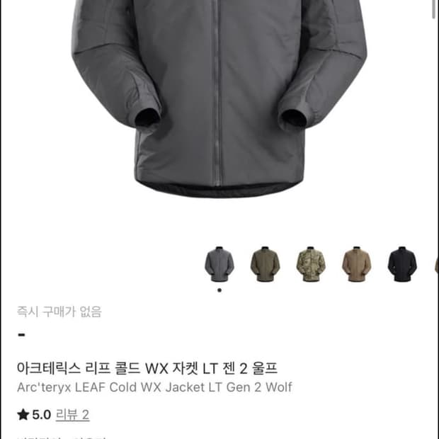 아크테릭스 리프콜드 울프 m