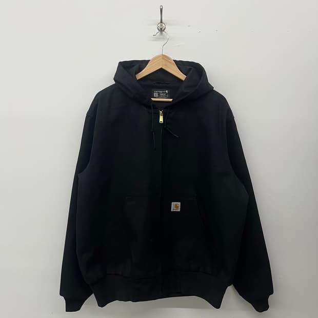 칼하트 액티브 블랙 후드 워크 자켓 남XL