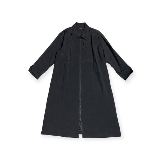 링클 나일론 롱 집업