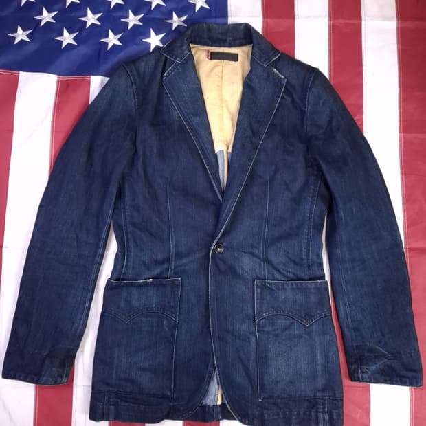 오리지날 일본판 리바이스 레드탭 프리미엄 데님 블레이저