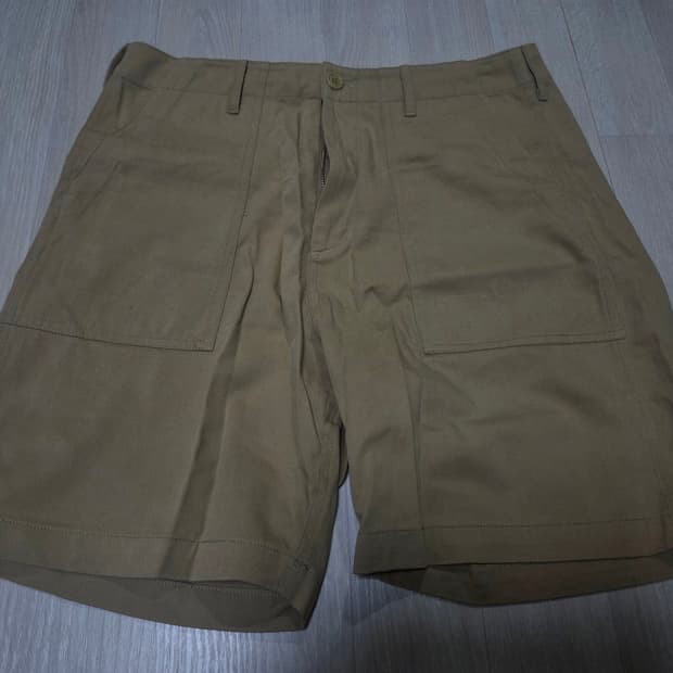 [M] 우드비 퍼티그 쇼츠 베이지