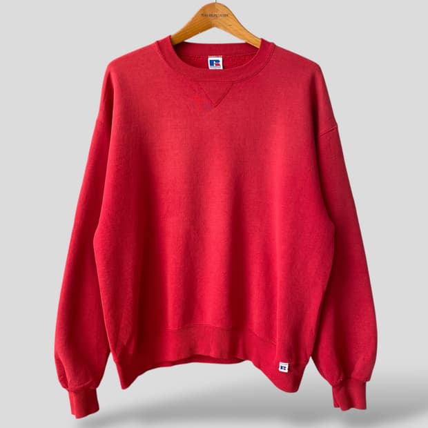 (L)빈티지 러셀 블랭크 스웨트셔츠 맨투맨