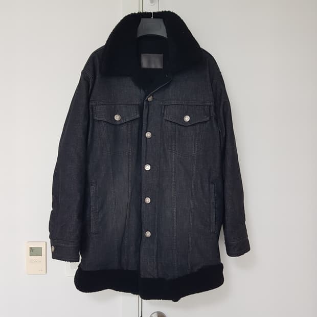 [48] 송지오옴므 천연양모 리버시블 무스탕 데님 트러커