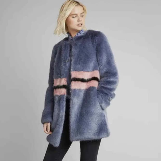 쉬림프스 퍼코트 (Shrimps) /페이크퍼