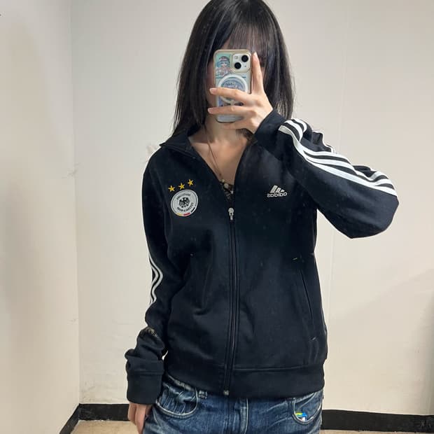  Adidas Black Germany Track Jacket