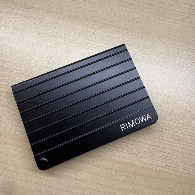 Rimowa 리모와 알루미늄 카드홀더 카드지갑 블랙