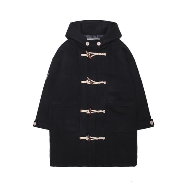 더블유브이프로젝트 오버사이즈 더플코트 떡볶이코트 (BLACK)