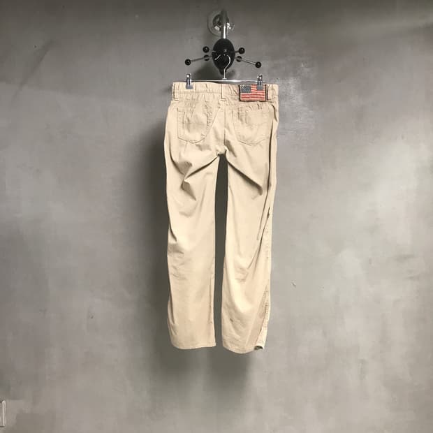 폴로 진스 성조기 코듀로이 팬츠 베이지 27/32(W)