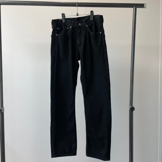 (32) leivs505 리바이스505 블랙진 데님팬츠