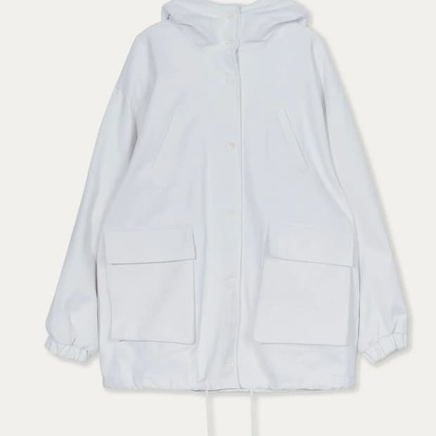 페스토 사파리 후드 자켓 화이트