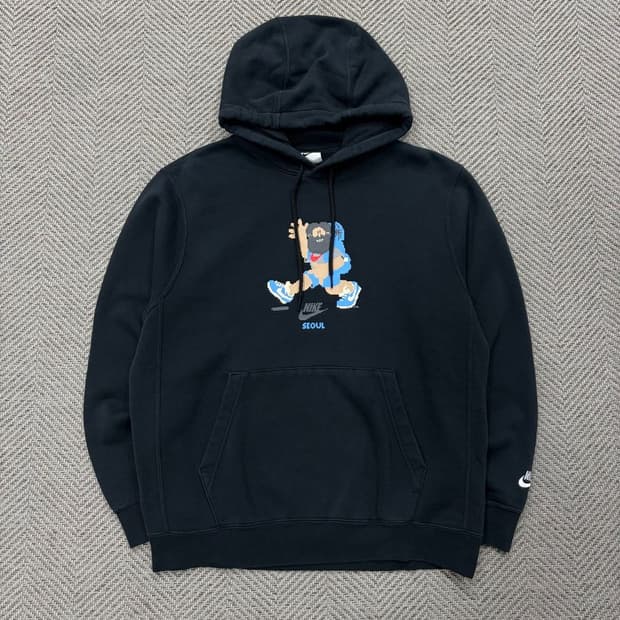 나이키 서울 프린팅 후드티 v2159