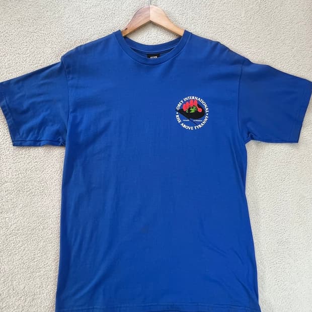 오베이 프린팅 반팔티