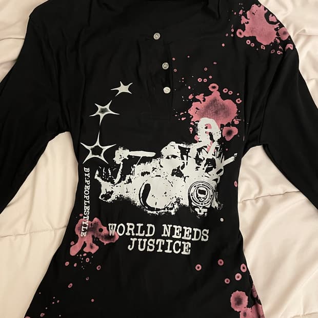 펑크 빈티지 롱슬리브