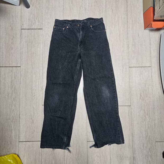 90s 리바이스 567 흑청 레드탭