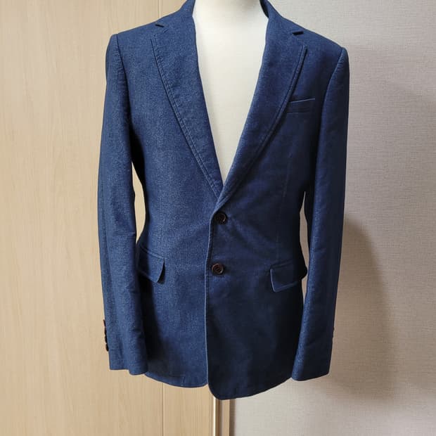 킨록 Kinloch 남자 투버튼 자켓 100 딥블루