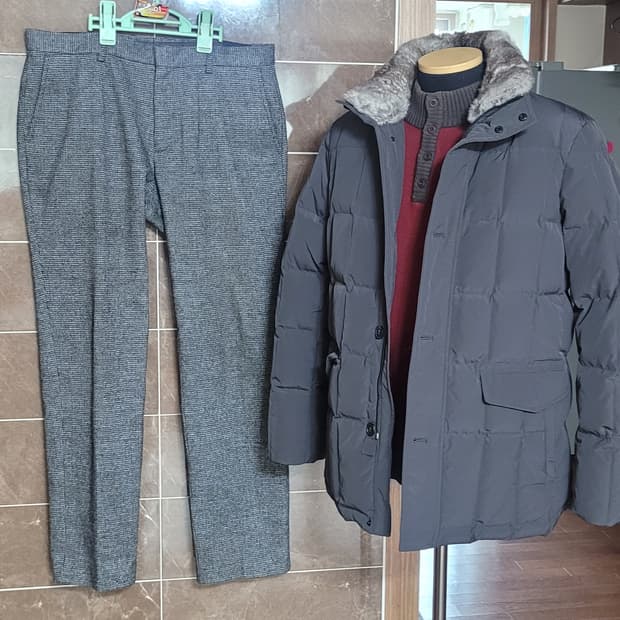 (남성100사이즈)까르뜨블랑슈 패딩(거위100)