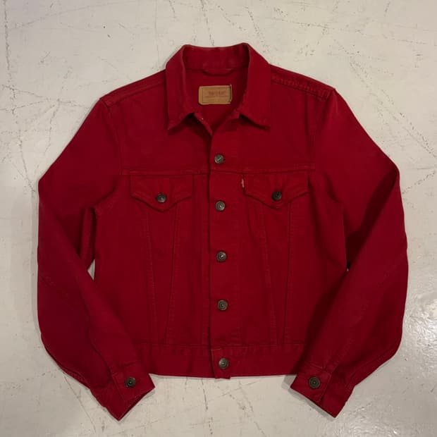 Levis 90s 70500 레드 트러커 자켓