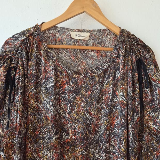 이자벨마랑 에뜨왈 여성 마블실크원피스 000사이즈