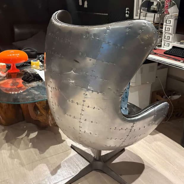 Vintage Aviator Egg Chair