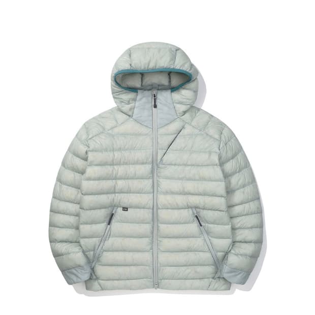 뮤어(MUIR) 경량 구스다운 후드자켓 LIGHT GREY