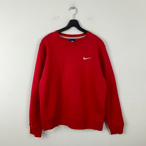 나이키 빈티지 레드 맨투맨 S <541>