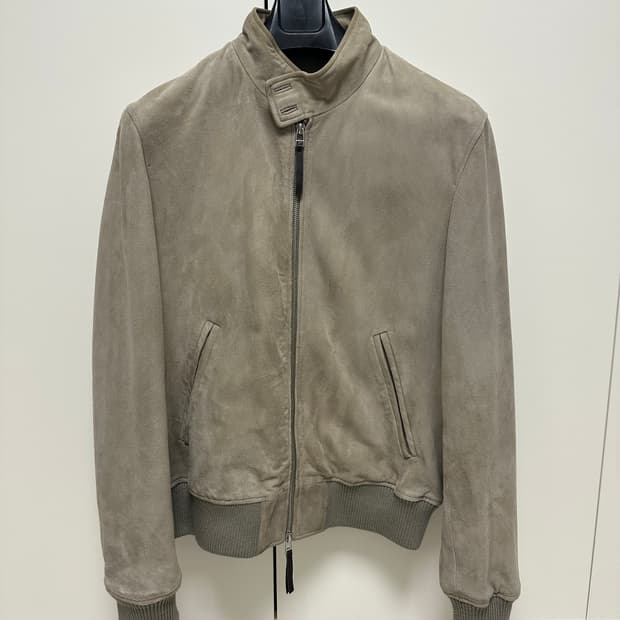 자라 염소가죽 스웨이드 투웨이 자켓