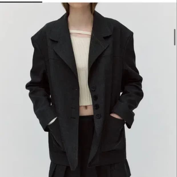 소프트서울 classic 4 button half jacket