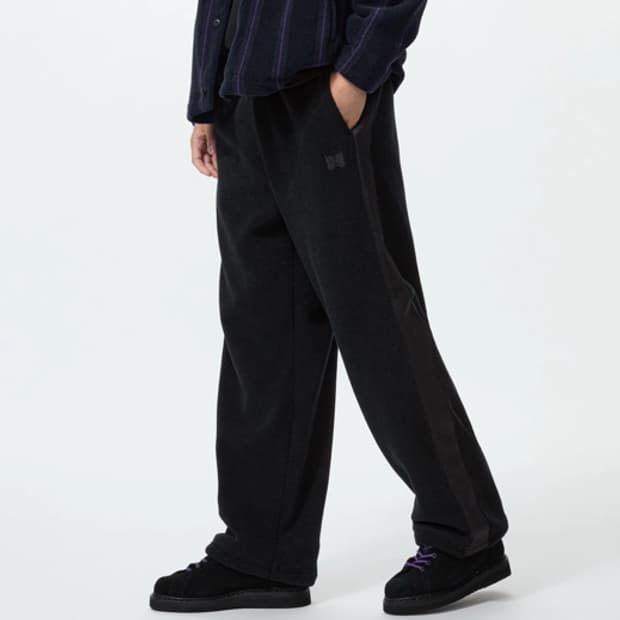 유니클로 니들스 후리스 팬츠 블랙 M