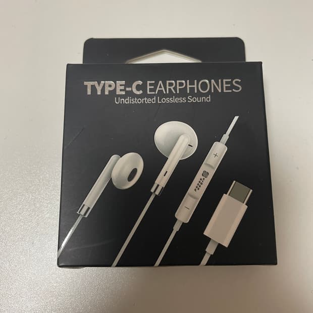 (새상품) C타입 유선 이어폰